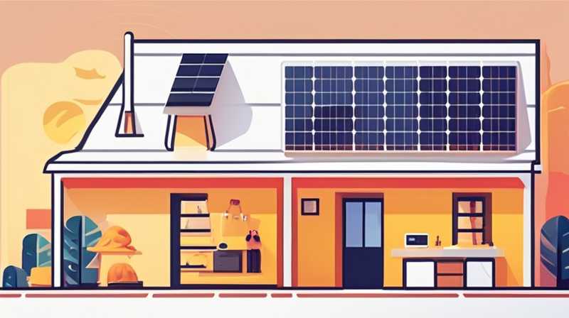 How much does it cost to install solar energy on the first floor?