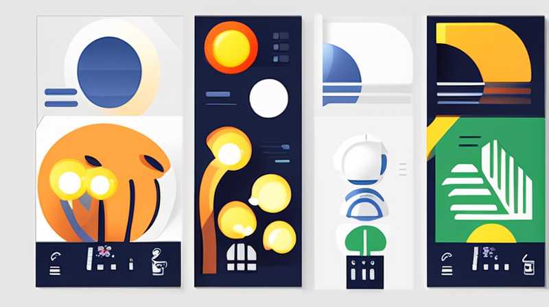 How to adjust solar display lights