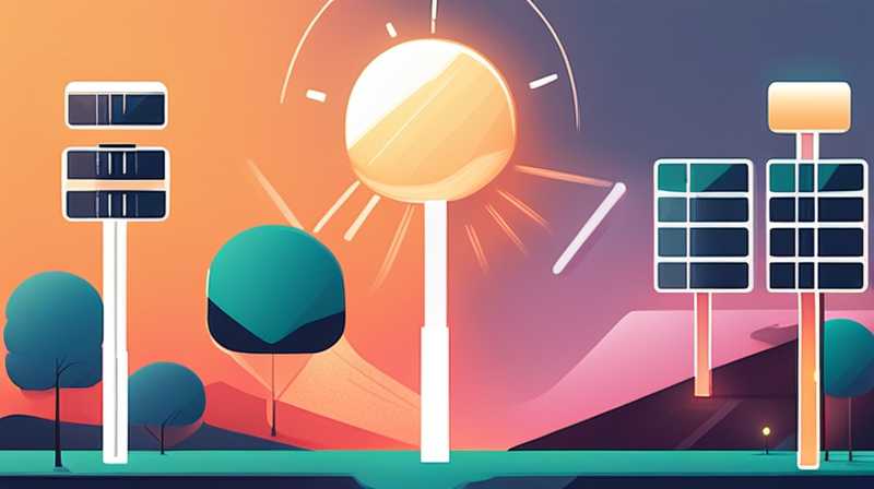 How to connect three-phase solar street lights