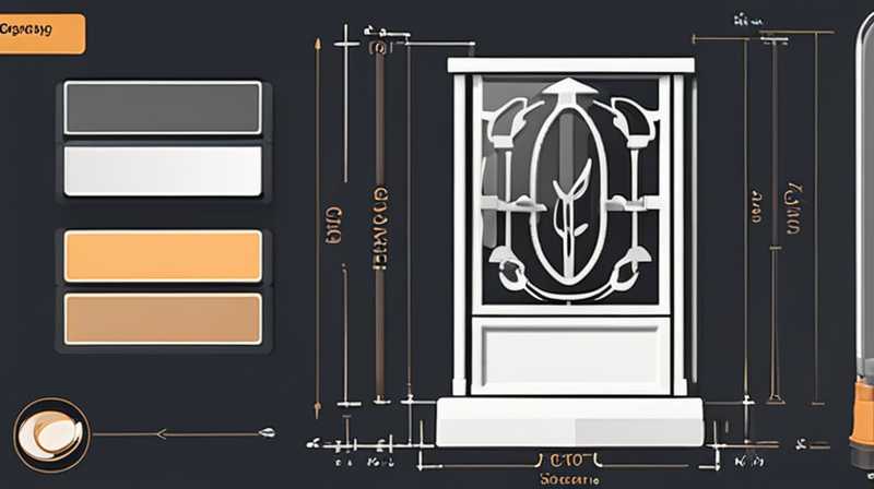 How to disassemble the garden gate solar light