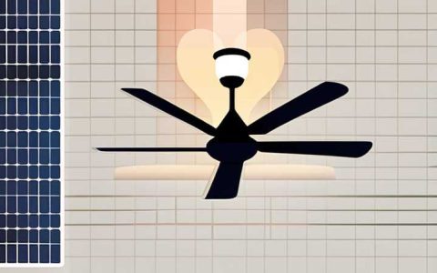 How to use solar ceiling fan