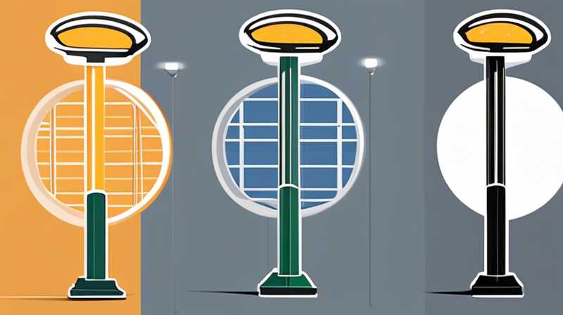 How to install solar street light poles