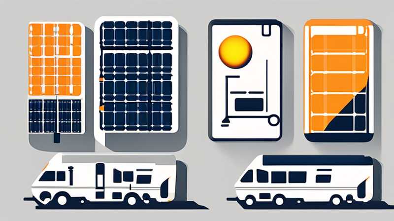 How much solar energy can be installed on a B-type RV