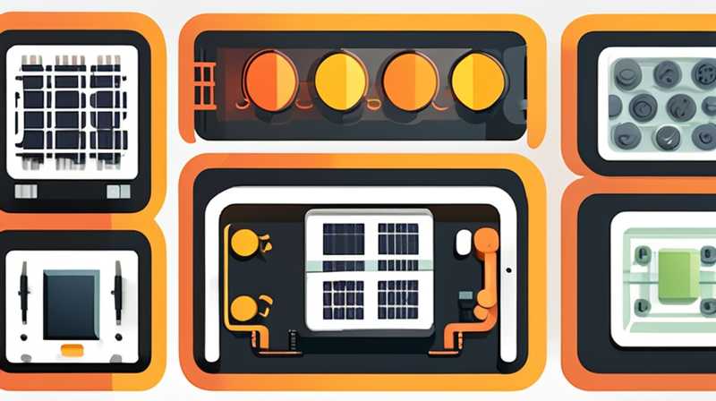 What is a solar circuit board picture