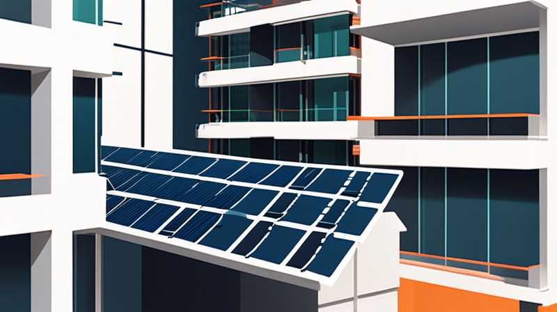 What solar energy can be installed in high-rise buildings?