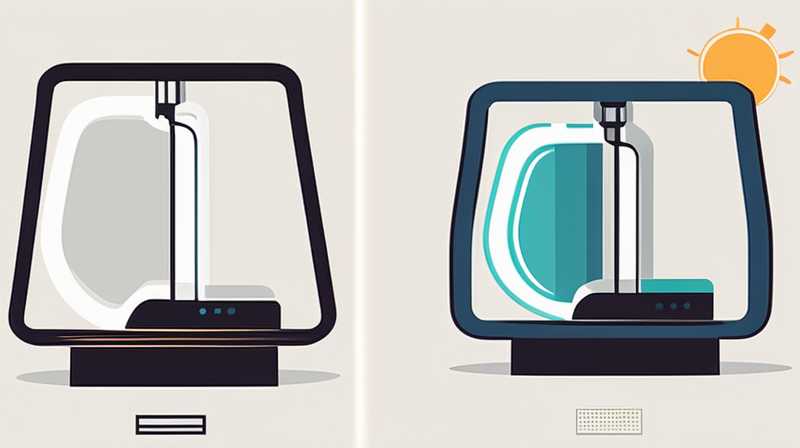 How to remove the glass of solar lamp