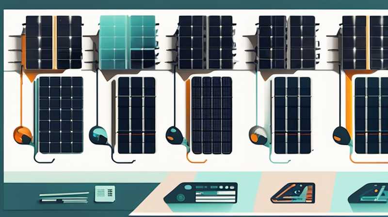 How many watts of solar panels are needed for hiking?