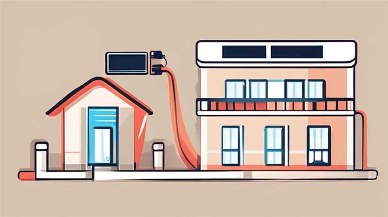 How to connect a home solar charging station