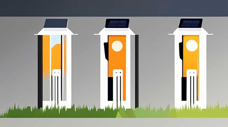 How to assemble a solar street light pole