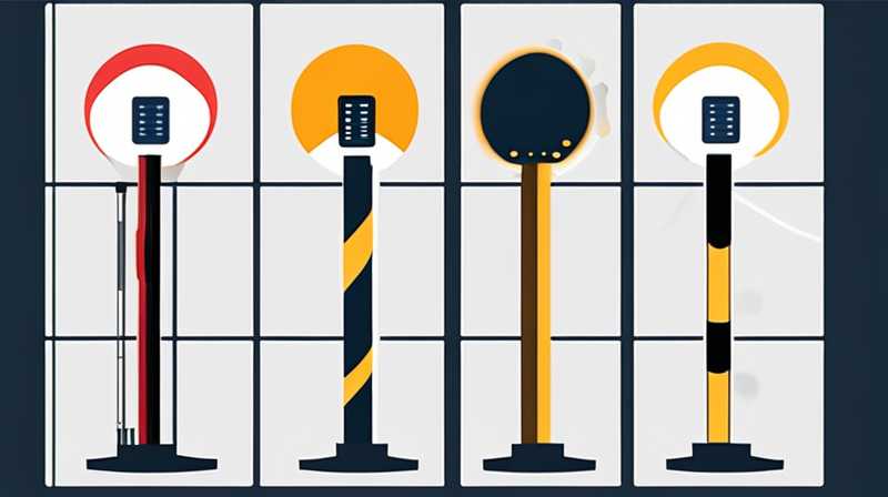 How many watts does a solar-electric pole light have?