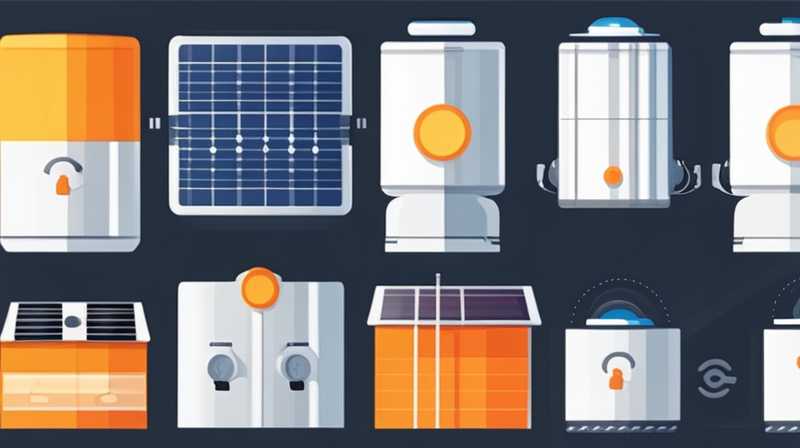 What equipment is needed to connect solar energy to energy storage