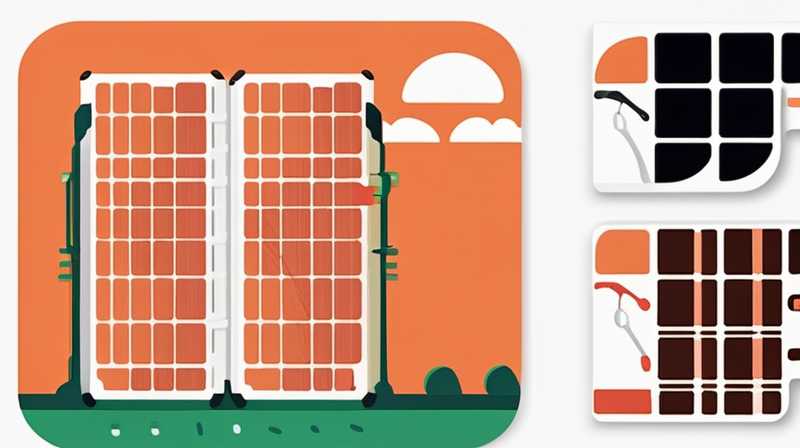 How to disassemble golf solar panels