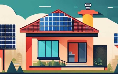 How many watts does a home solar panel generate?