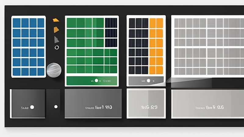 What are the standard solar panel specifications?