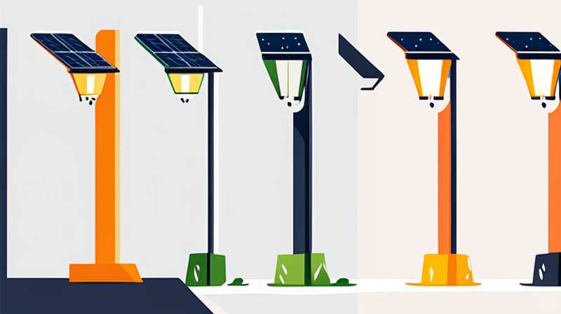 How to check the V of solar street light