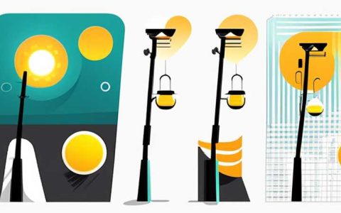 What is the principle of solar street lights