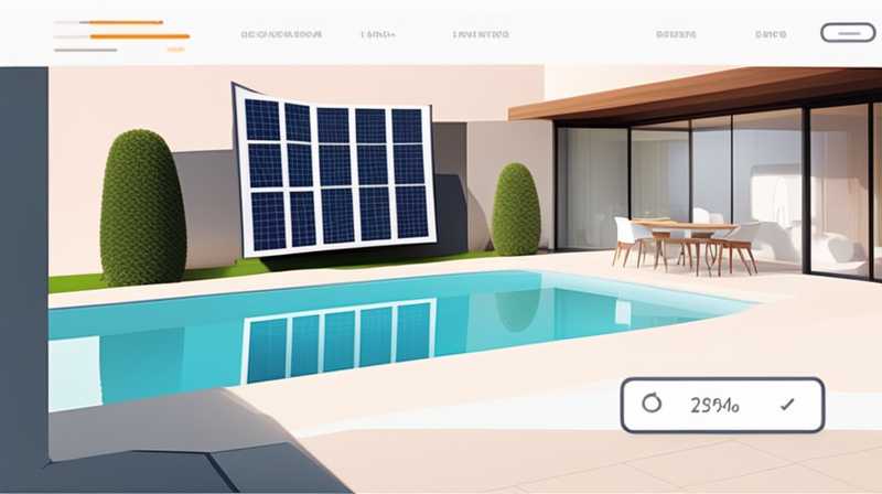 How much does solar energy cost per square meter for a villa?