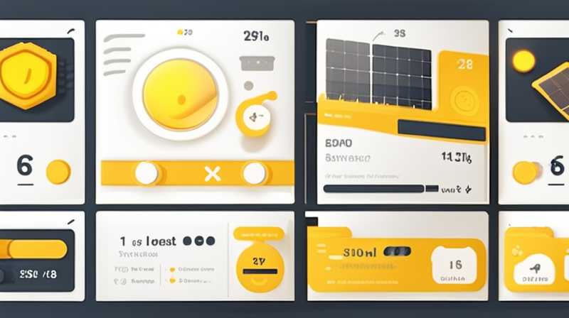 How many meters should the solar yellow flashing light be placed?