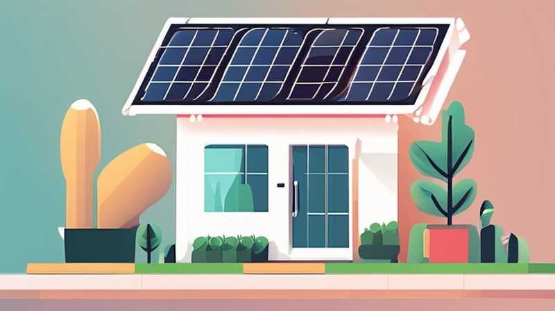 How to install the solar lighting if the connector is broken