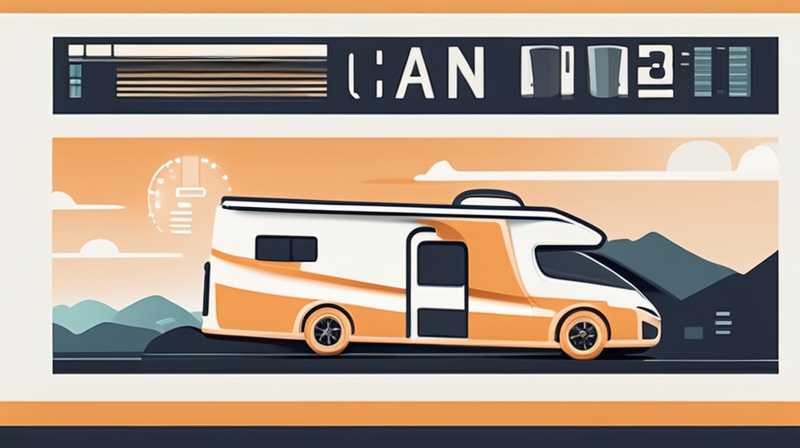 How much solar energy can a motorhome generate?