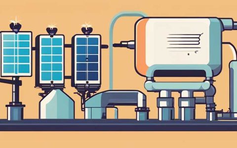 How much solar energy is needed to produce 1 ton of steam?