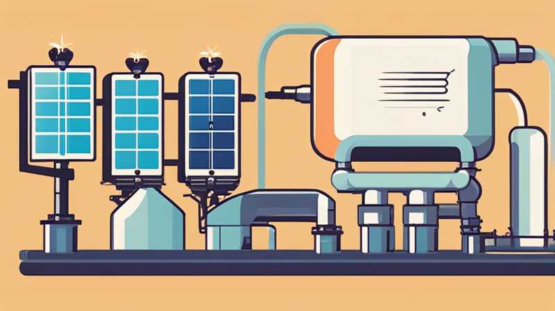 How much solar energy is needed to produce 1 ton of steam?