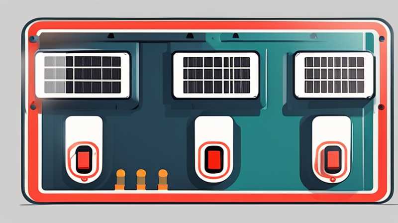 How to open the solar power generation circuit breaker