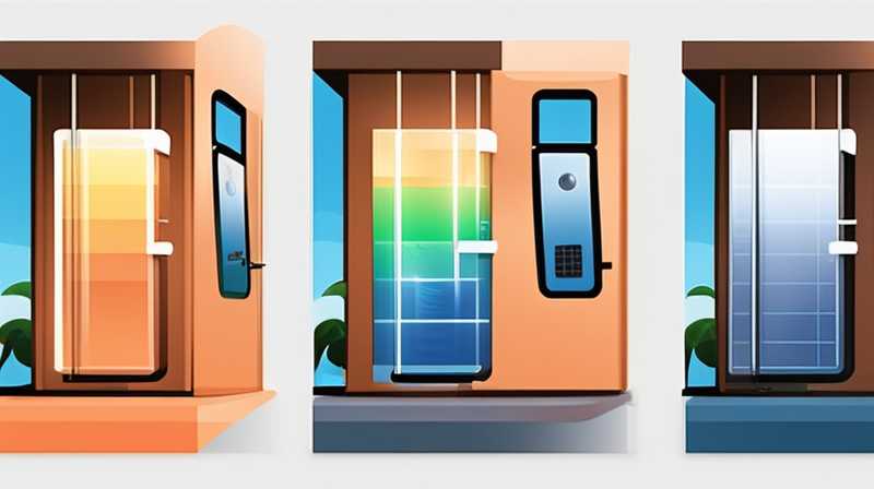 How to set up a solar shower room