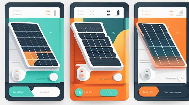 How to use solar energy control panel