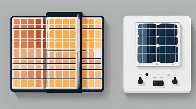 How to connect solar panels to capacitors