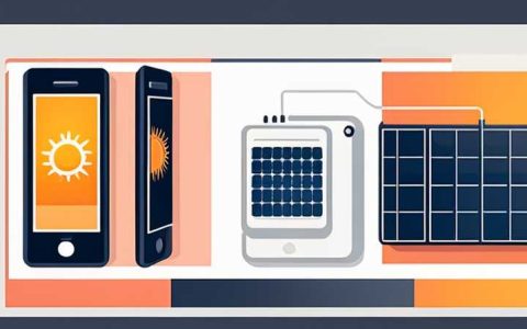 How to connect solar energy to mobile phone
