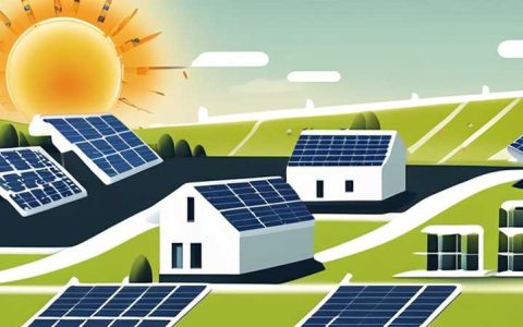 How much solar energy does one acre of land absorb?