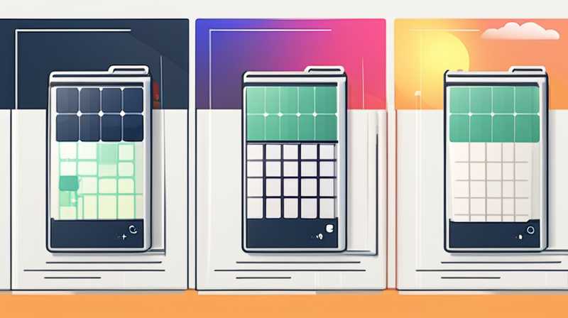 What can solar panels charge?