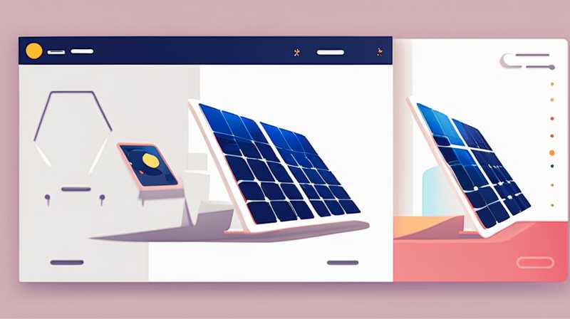 What is the light intensity of solar panel test?