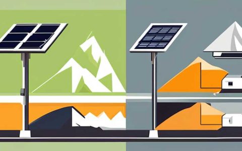 How to build photovoltaic solar energy on a hillside