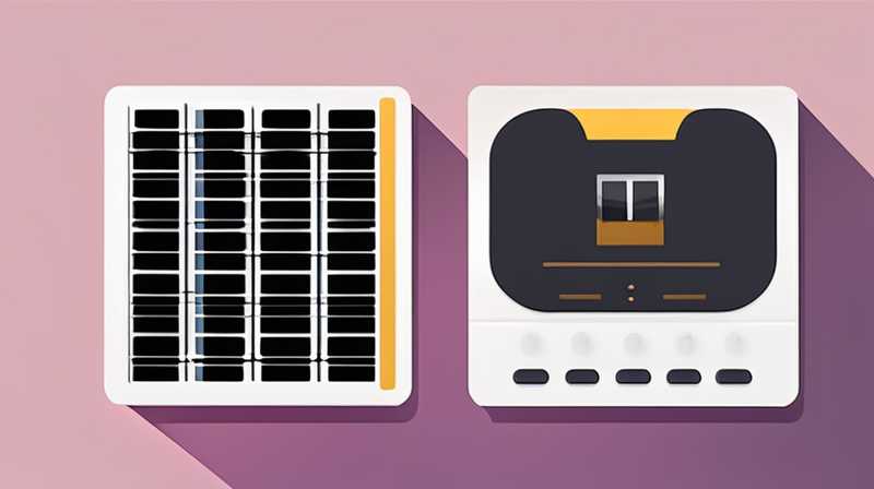 How many volts can a solar panel be divided into?