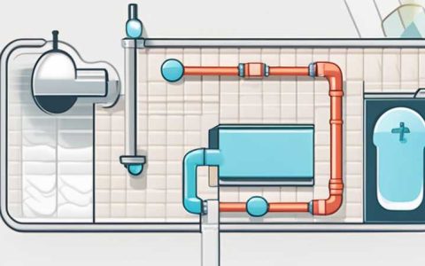 How to arrange the hidden pipes in solar bathroom