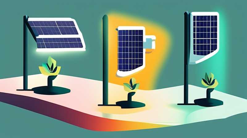 How many watts are suitable for solar street lights?