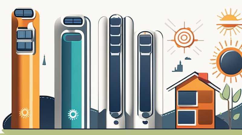 What materials are used for home solar tubes