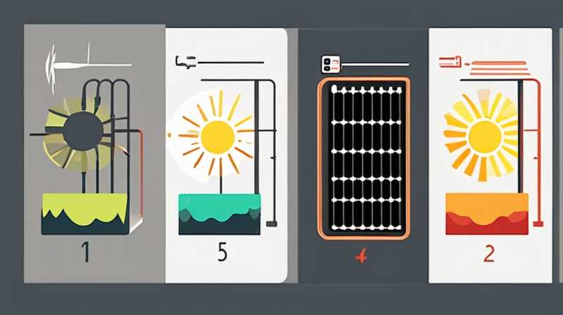 How to connect the power supply of four seasons solar energy