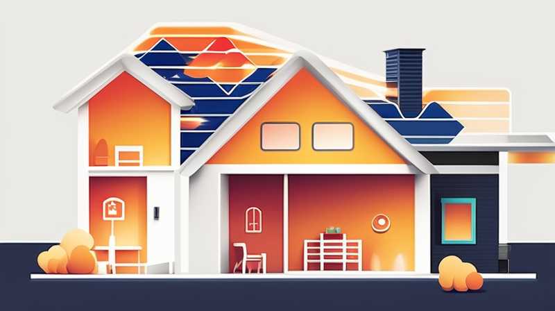 How solar energy can heat a home