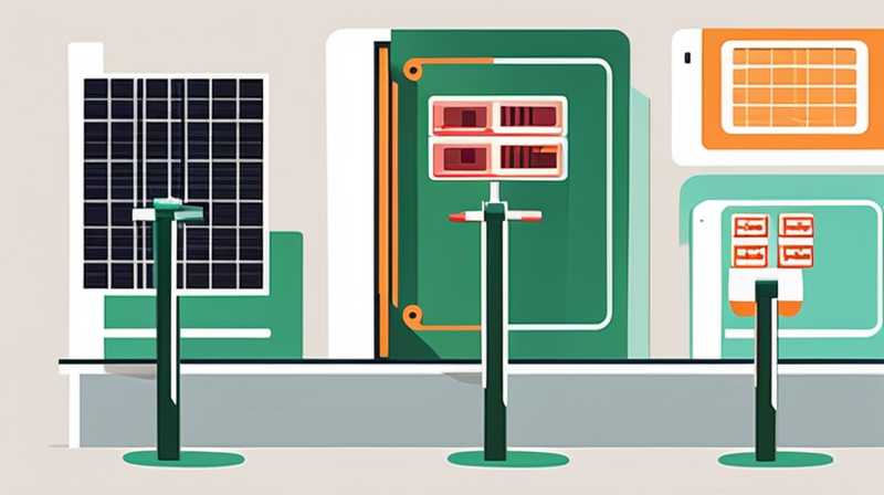 How to install solar lights on school gates