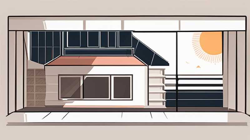 How to open the solar skylight in a house