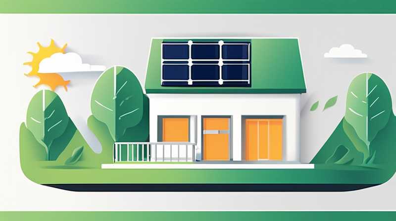 How to modify the home with only solar energy