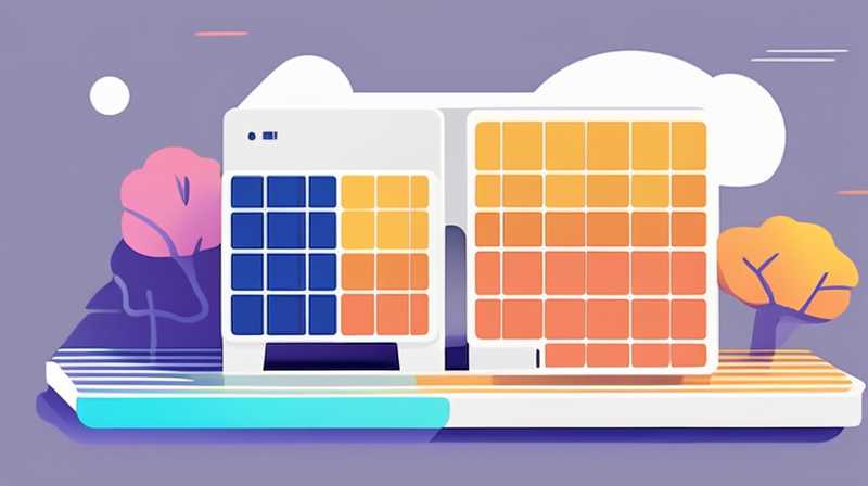 How to connect solar panels to the pool box