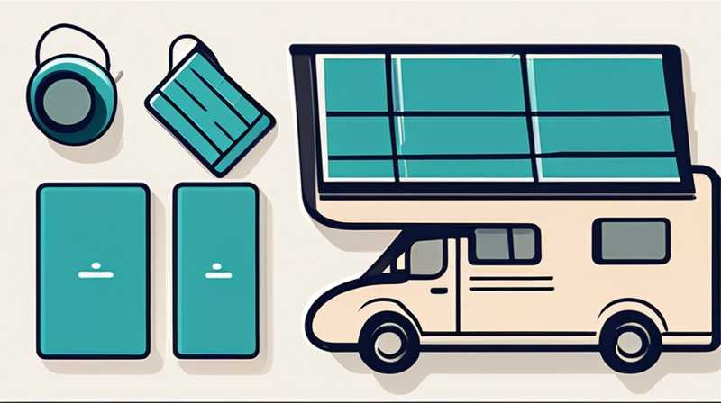 How many watts can a RV solar panel install?