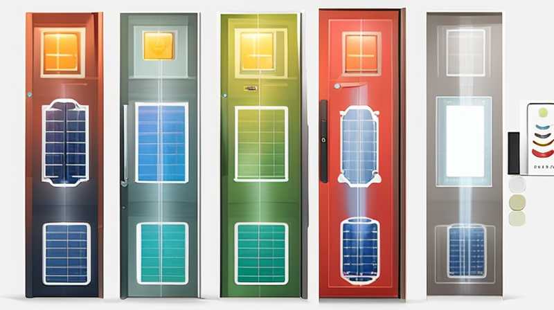 How to install the induction solar door light