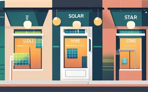 How do solar street lights store electricity?