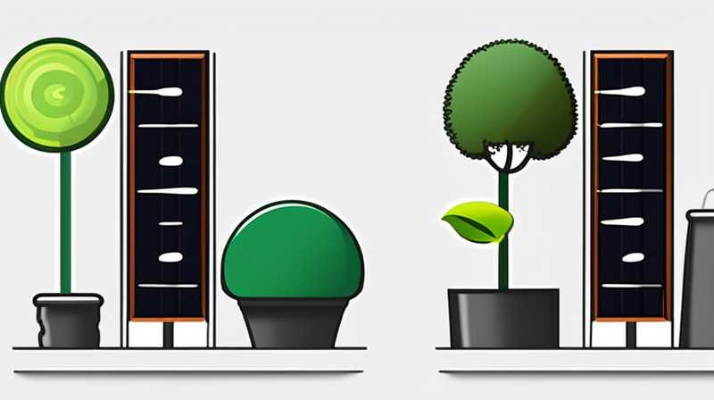 How many watts are needed to install solar lights in the garden