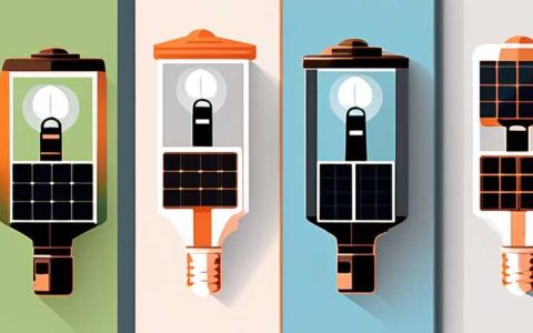 How to turn on the solar copper filament lamp switch